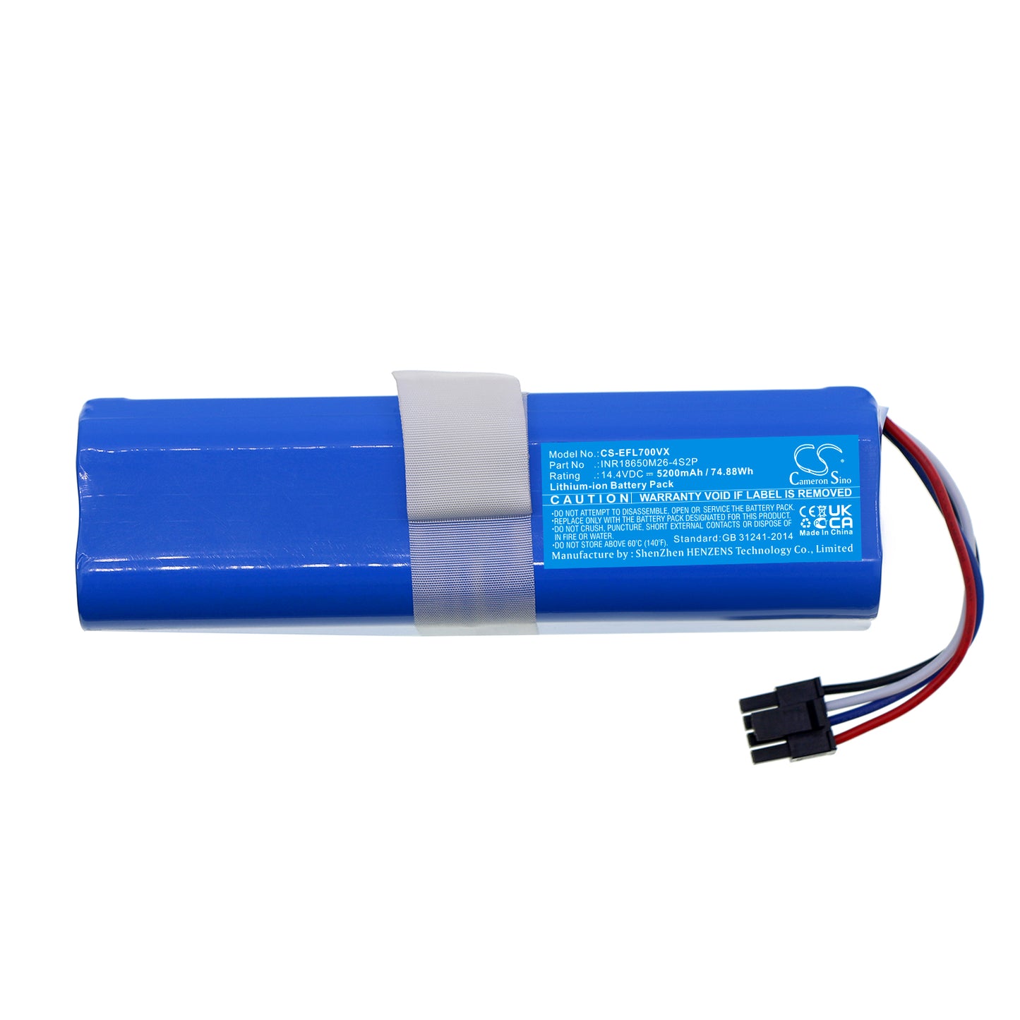 Replacement Battery for Eufy Robovac L70 Hybrid T2190 T2190G21 INR18650 M26-4S2P Robot Vacuum