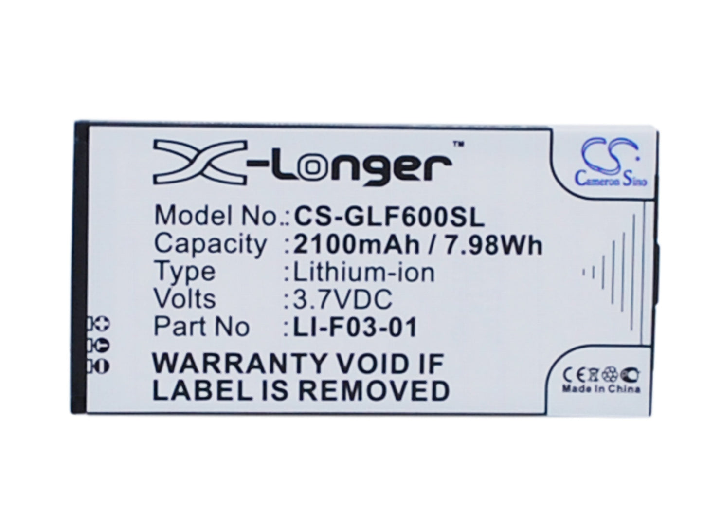 Golf Buddy DSC-GB600 GB3-PT4 Platinum 4 PT4 LI-F03-01 GPS Rangefinder Replacement Battery