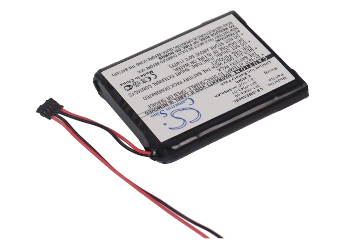 Replacement Battery for Garmin 010-01626-02 4RL58983 Edge 200 205 500 520 820 GPS, Part 361-00043-00 361-00043-01 361-0043-00 361-0043-01