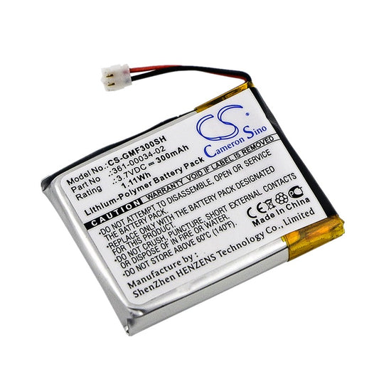 Garmin Fenix 3 / Fenix 3 HR Fitness GPS Smart Watch Replacement Battery, Part number 361-00034-02