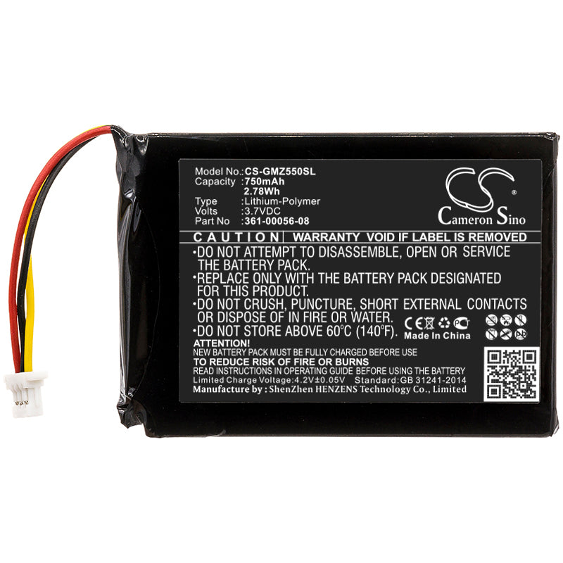 Replacement Battery for Garmin DriveSmart 5 55 65 LMT Drive 61 61LM 361-00056-08 GPS