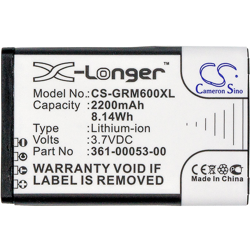 Replacement Battery for Garmin Montana 600 600T 650 650T 680 680T Monterra GPS, Part 010-11599-00 010-11654-03 361-00053-00 361-00053-04