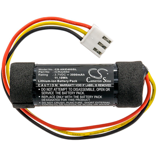 Harman Kardon Onyx Studio 4 Bluetooth Speaker Replacement Battery, Part # ICR22650