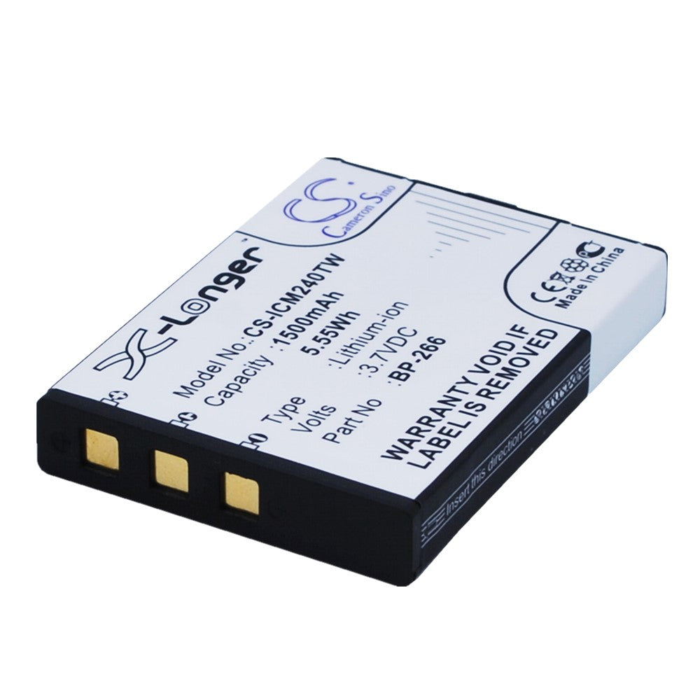 Replacement BP-266 Battery for Icom IC-M23 IC-M24 Handheld VHF Radio
