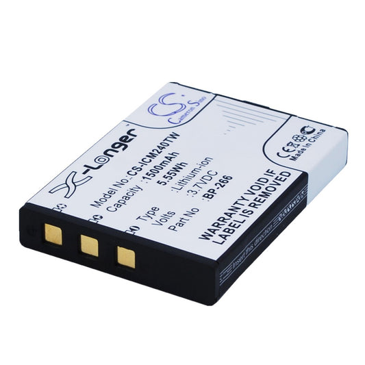 Replacement BP-266 Battery for Icom IC-M23 IC-M24 Handheld VHF Radio