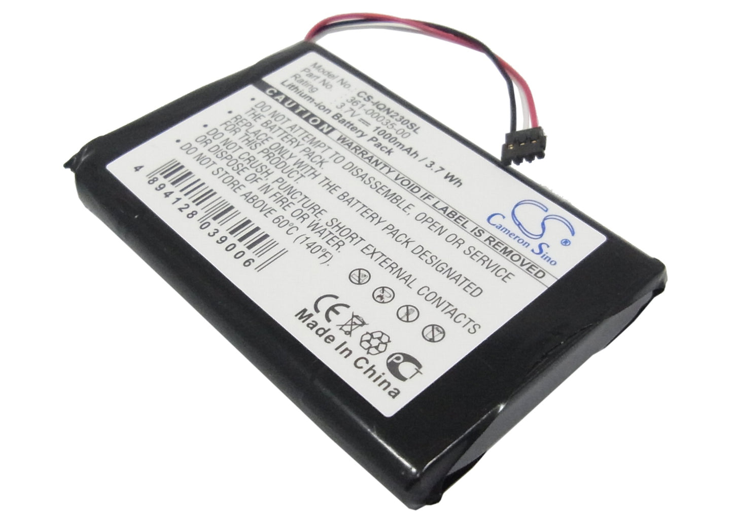 Replacement Battery for Garmin Approach G6 Golf/Nuvi 2300LM 2350LT 2350LMT 2360LM 2360LMT 2370 2370LT 2340LT 2598 LMTHD Edge Touring+ GPS Navigation