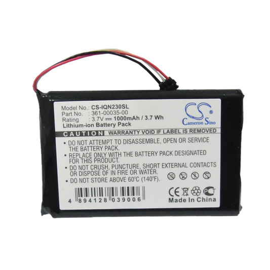 Replacement Battery for Garmin Approach G6 Golf/Nuvi 2300LM 2350LT 2350LMT 2360LM 2360LMT 2370 2370LT 2340LT 2598 LMTHD Edge Touring+ GPS Navigation