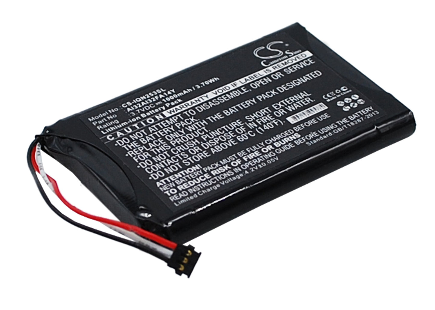 Replacement Battery for Garmin Nuvi 2539LM 2539LMT 2559LM 2559LMT 2589LMT 2597LMT 2599LMT 2599LMTHD 010-01187-01 AI32AI32FA14Y GPS Navigator