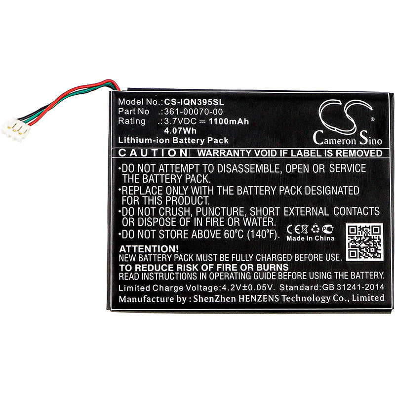 Replacement 361-00070-00 Battery for Garmin Nuvi 3597 3597LMT 3597LMTHD 3598 3598LMT 3598LMT-D GPS Navigation