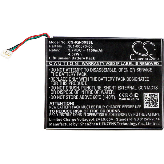 Replacement 361-00070-00 Battery for Garmin Nuvi 3597 3597LMT 3597LMTHD 3598 3598LMT 3598LMT-D GPS Navigation