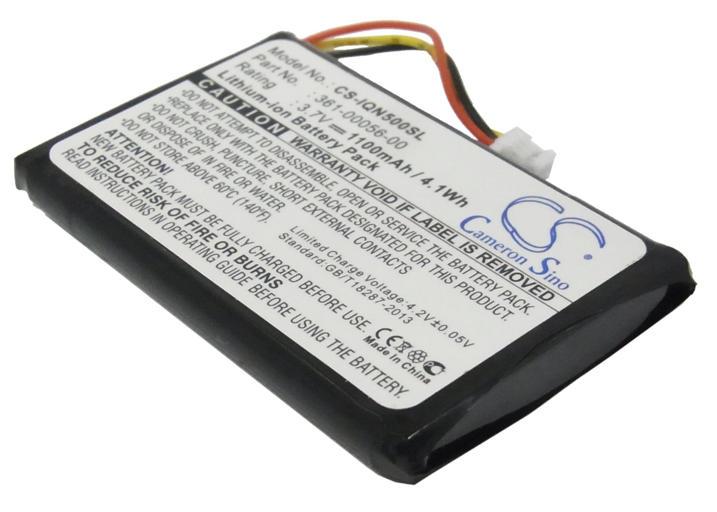 1100mAh Replacement Battery for Garmin Nuvi 30 40 40LM 50 50LM 52LM 55LM 55LMT 56LMT 66LM 2689LMT DriveSmart 51 60 61 65 LMT-S 361-00056-00