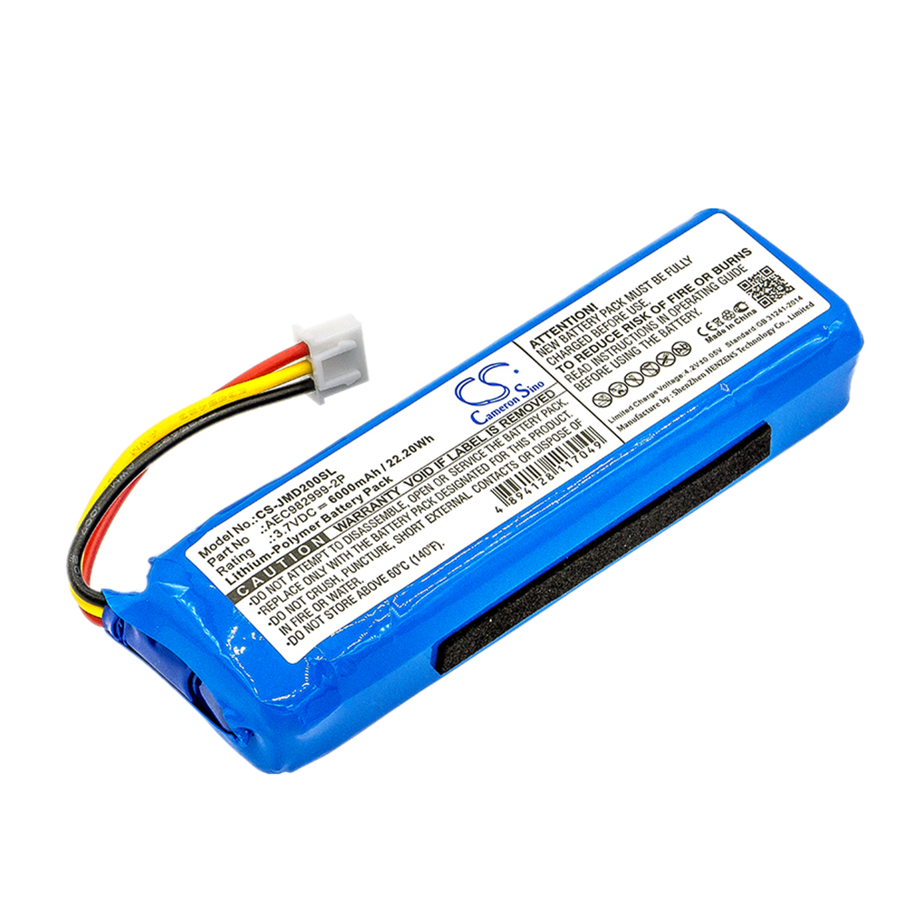 JBL Charge 1 Portable Bluetooth Speaker Replacement Battery, Part # AEC982999-2P