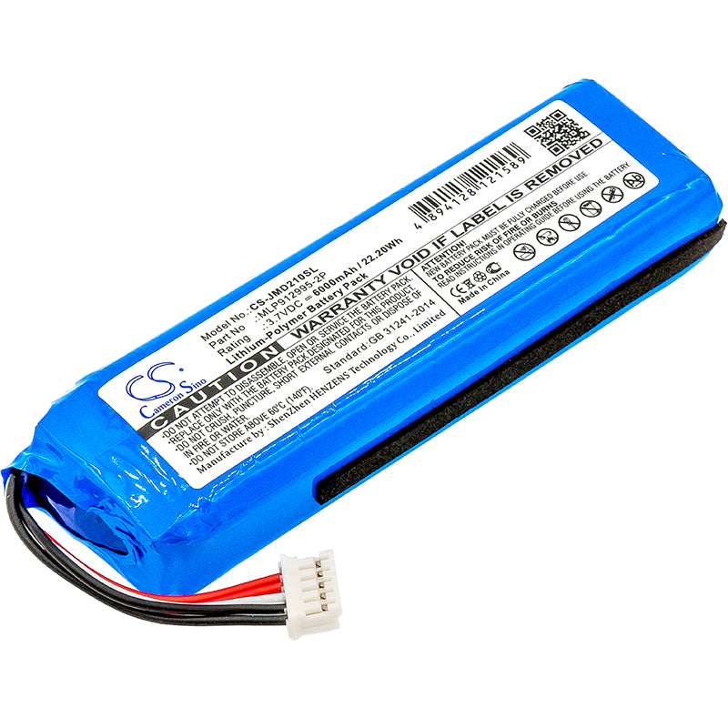 Replacement Type B Battery for JBL Charge 2/Charge 2 Plus/Charge 2+/Charge 3 2015/P763098 Portable Bluetooth Speaker, Part # GSP1029102R