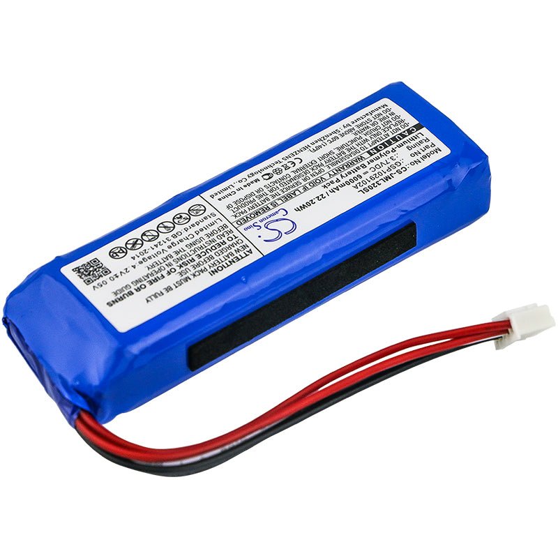 Replacement Type-A Battery for JBL Charge 3 2016 Portable Bluetooth Speaker, Part # GSP1029102A