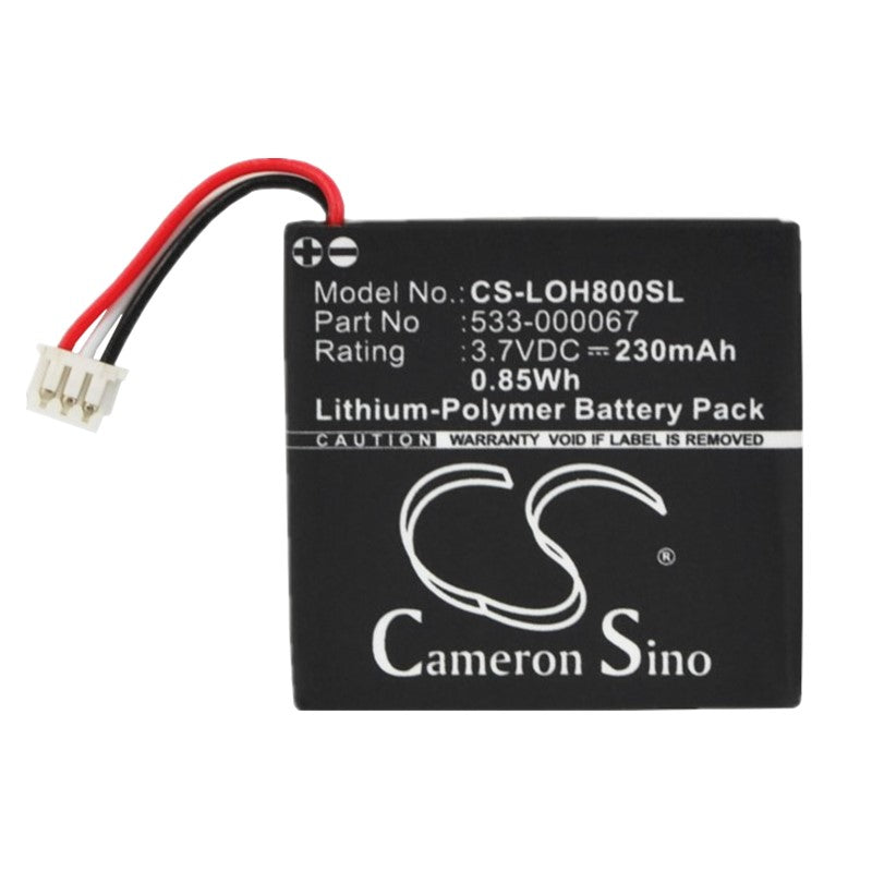 Logitech H800 Wireless Headset Replacement Battery, for Part 533-000067 AHB472625PST