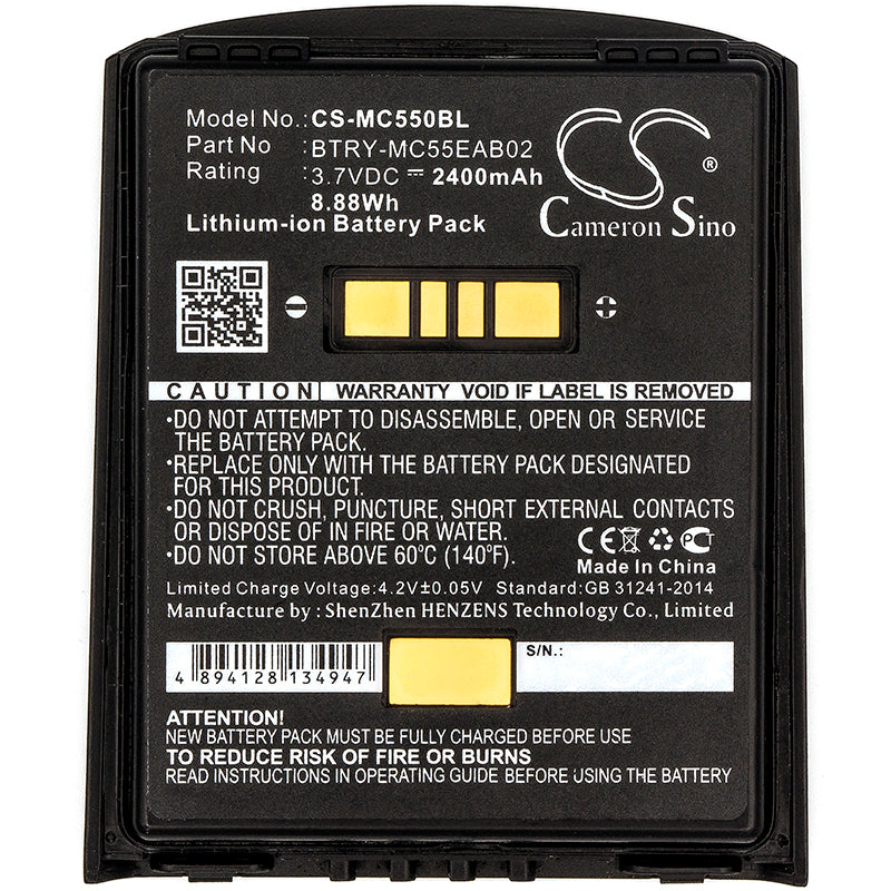 Replacement Battery for Motorola Symbol Barcode Scanner MC55 MC5574 MC5590 MC55A MC55A0 MC55N0 MC55XX MC56 MC65 MC659 MC659B MC67 MC67NA MC67ND