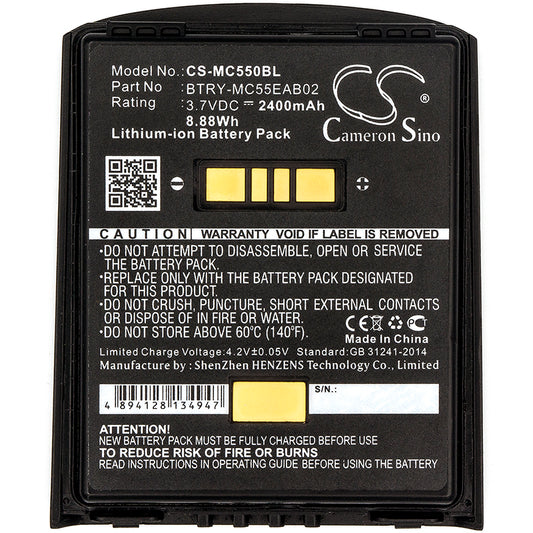 Replacement Battery for Motorola Symbol Barcode Scanner MC55 MC5574 MC5590 MC55A MC55A0 MC55N0 MC55XX MC56 MC65 MC659 MC659B MC67 MC67NA MC67ND