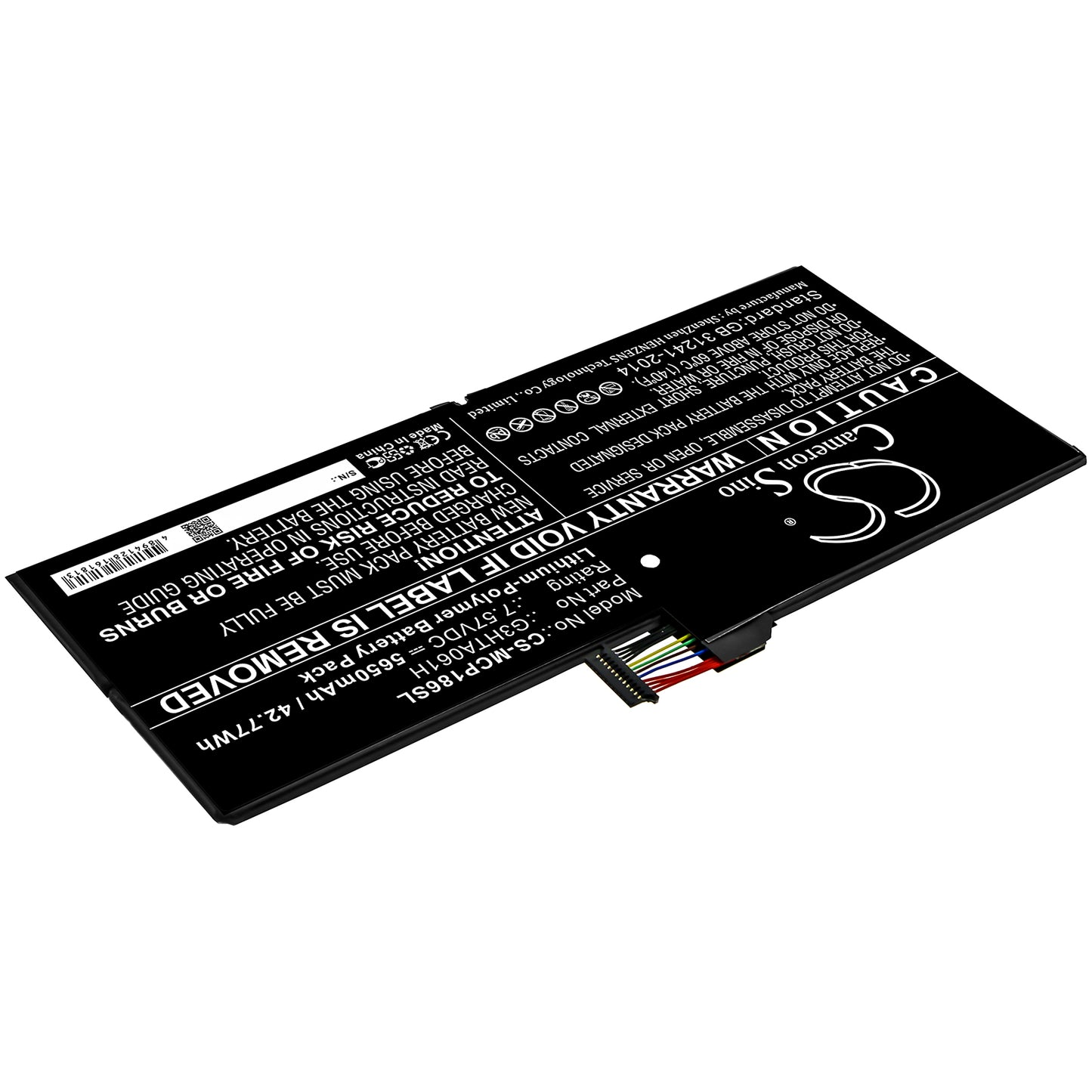 Replacement Battery for Microsoft Surface Pro 7 Tablet, Model 1866, Part # G3HTA061H