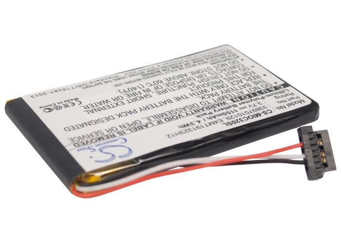 Replacement Battery for MITAC Mio C320 C323 C520 C520t C620 C620T C700 C720 C800 C810 C320B 338937010128 E4MT191323H12