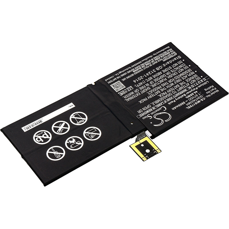 Replacement Battery for Microsoft Surface Pro 5 6 Tablet, Model 1796 1807, Part # G3HTA038H DYNM02