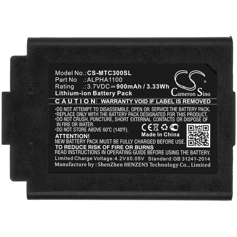 Replacement Battery for 3M Peltor Sport Tactical 300 500 TAC300 TAC300-OTH TAC500 TAC500-OTH ALPHA1100 Electronic Hearing Protector