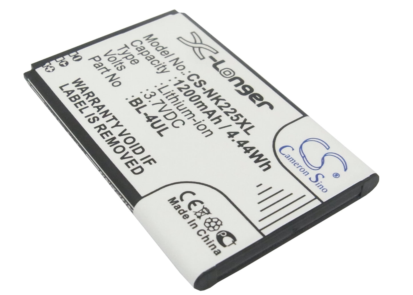 Replacement Battery for Nokia New 3310 2017,3310 3G 4G,asha 225 500,230 Dual Sim,BL-4WL,BL-4UL,TA-1279 TA-1008 TA-1030