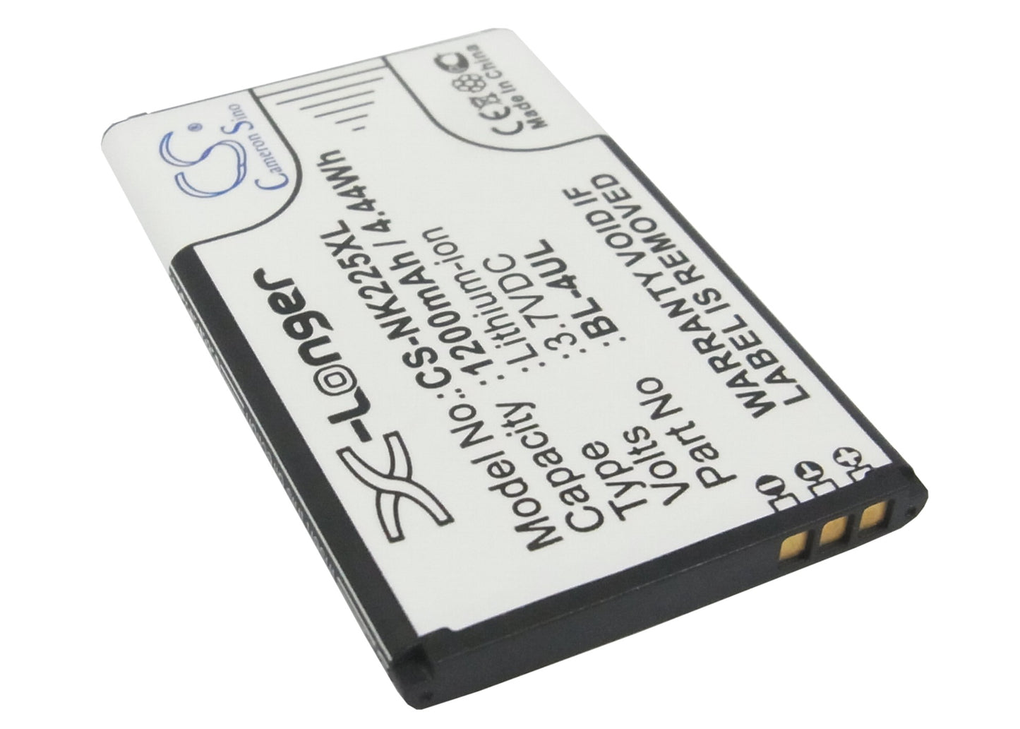 Replacement Battery for Nokia New 3310 2017,3310 3G 4G,asha 225 500,230 Dual Sim,BL-4WL,BL-4UL,TA-1279 TA-1008 TA-1030