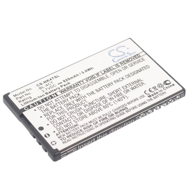 Replacement BL-4CT Battery for Nokia 2720 Fold,7310 7230 7210 5310 5630 6600 Fold 6700 Slide