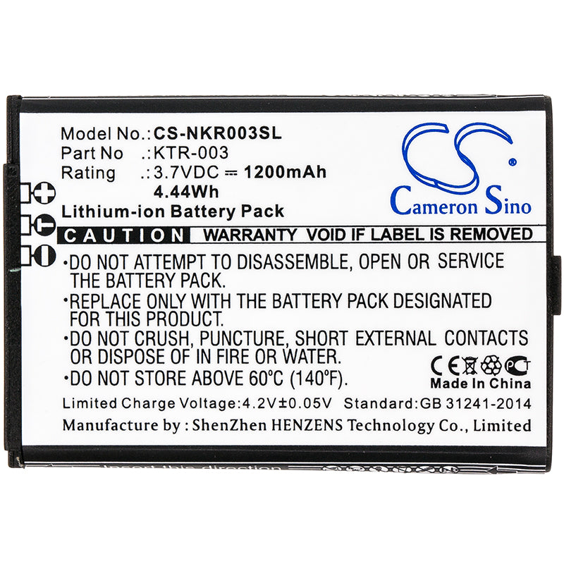 New Nintendo 3DS KTR-003 MWH710A01 Replacement Battery