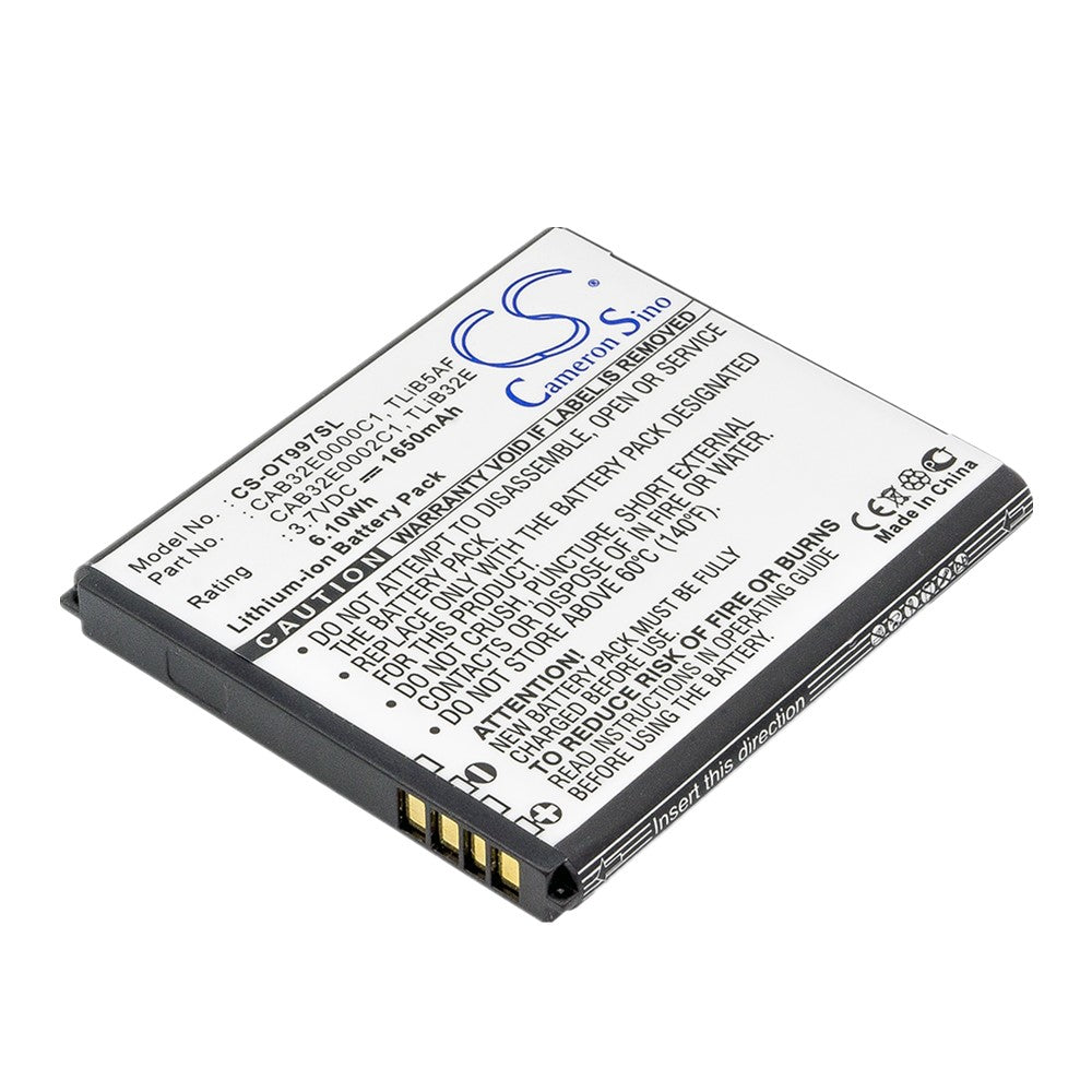 Replacement TLiB5AF Battery for Optus Acatel Link Zone MW40 MW41 MW41CL Wifi Modem, One Touch 5035 5035D 5036D 5035X Mobile Phone