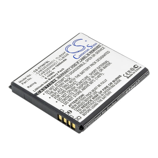 Replacement TLiB5AF Battery for Optus Acatel Link Zone MW40 MW41 MW41CL Wifi Modem, One Touch 5035 5035D 5036D 5035X Mobile Phone