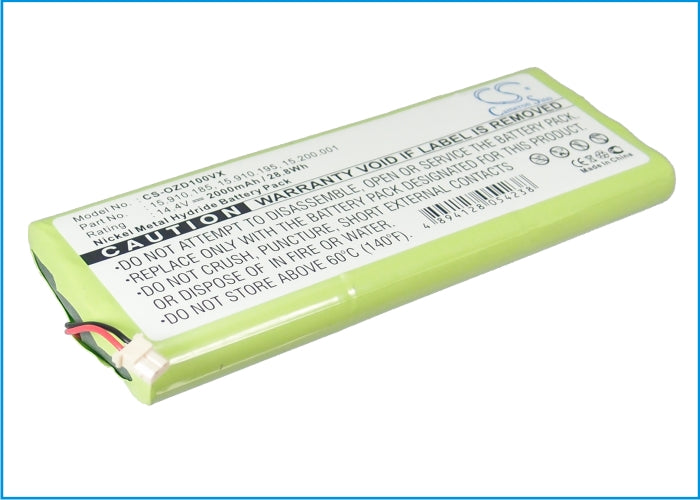 2000mAh Battery For OZRoll Control 15.202.001,15.205.001,15.206.001,15.260.000,15.910.185,15.910.187,ODS Smart Drive Control 10 Roller Shutter Remote