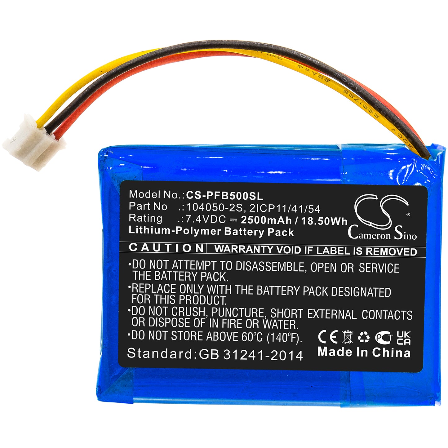 Replacement 104050-2S Battery for Philips Fidelio B5 B5-12 HTL9100 HTL9300 E5 E6 Soundbar Speaker