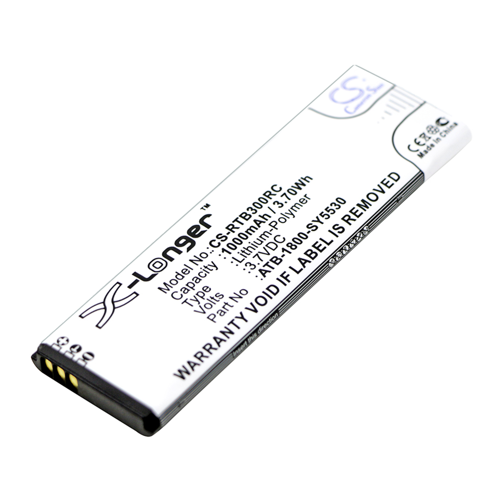 Replacement Battery for RTI T1 T1-B T2+ T2-B T2-C T2-Cs T2i T2i T3 T3x Universal Remote Controller