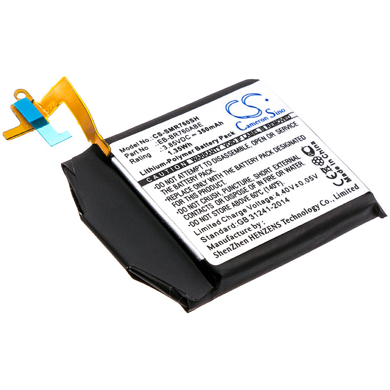 Replacement Battery for Samsung Gear S3 Classic/Gear S3 Frontier/SM-R760/SM-R765/SM-R770/EB-BR760/EB-BR760ABE