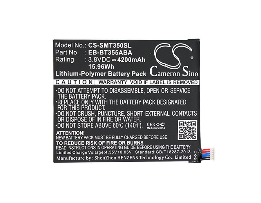 Battery for Samsung Galaxy Tab A SM-T350 T355C T355 T357W P350 EB-BT355ABA