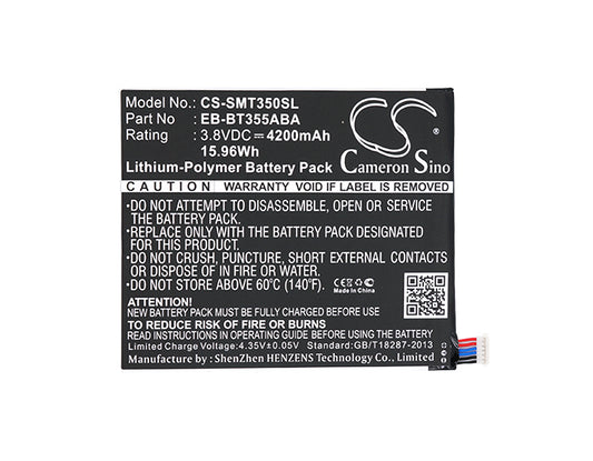 Battery for Samsung Galaxy Tab A SM-T350 T355C T355 T357W P350 EB-BT355ABA