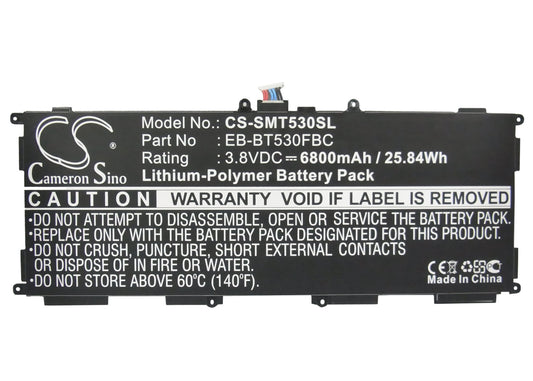 Battery For Samsung Galaxy Tab 4 10.1 SM-T530 T531 T533 T535 T537 T537A,SM-T537R4 EB-BT530FBC BT530FBU EB-BT530FBE
