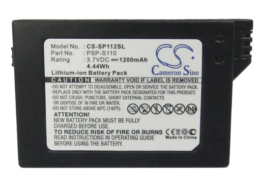 Sony PSP-2000,PSP-3000,PSP-3002,PSP Lite,PSP Slim,PSP-S110 Replacement Battery