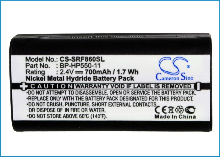 BP-HP550-11 Battery for Sony MDR-IF245RK MDR-RF4000 MDR-RF810RK MDR-RF840RK MDR-RF850 MDR-RF860RK MDR-RF925 MDR-RF970RK