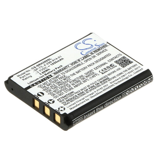 Sony MDR-1000X MDR-1ABT WH-1000XM2 Wireless Headphone, SRS-BTS50 Bluetooth Speaker Replacement Battery, Part# 4-296-914-01 SP73 SP-73