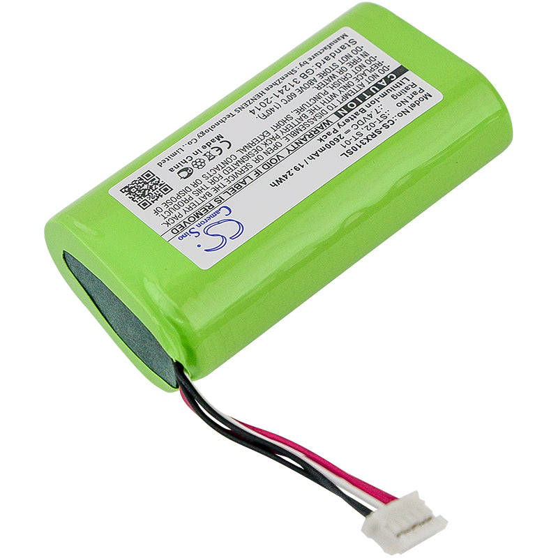 Replacement ST-01 ST-02 Battery For Sony Bluetooth Speaker SRS-X3 SRS-XB2