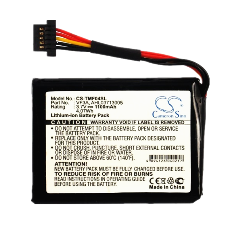 Replacement Battery for TomTom GPS Go 1000 1005 2435 2535 820 825,Go Live 2535M 820,XL 340M, AHL03711022 AHL03713005 VF1C VF3A VF3M