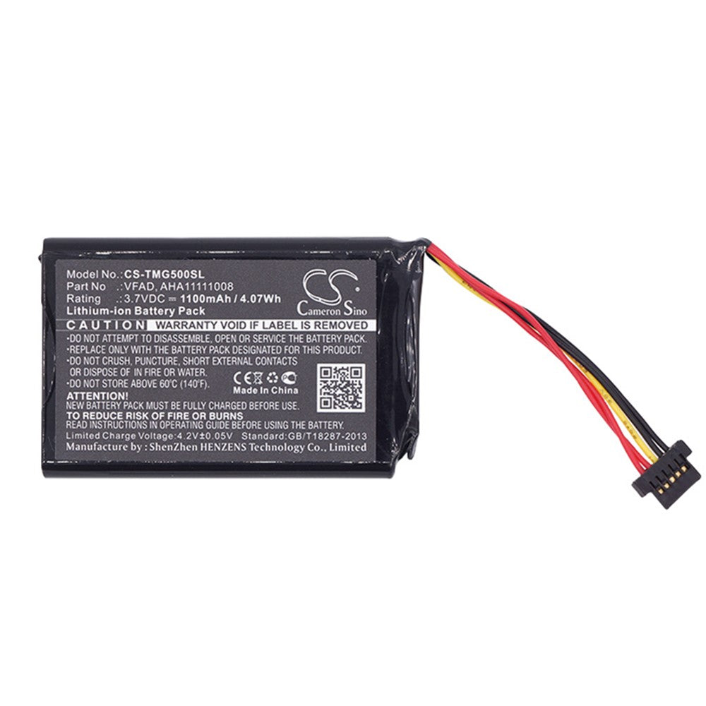 Replacement Battery for TomTom GPS 4FL50 4FL60 Go 5000 5100 6000 6100 6200 Pro 5250 Pro Truck 5250 AHA11111008 VFAD VF6P