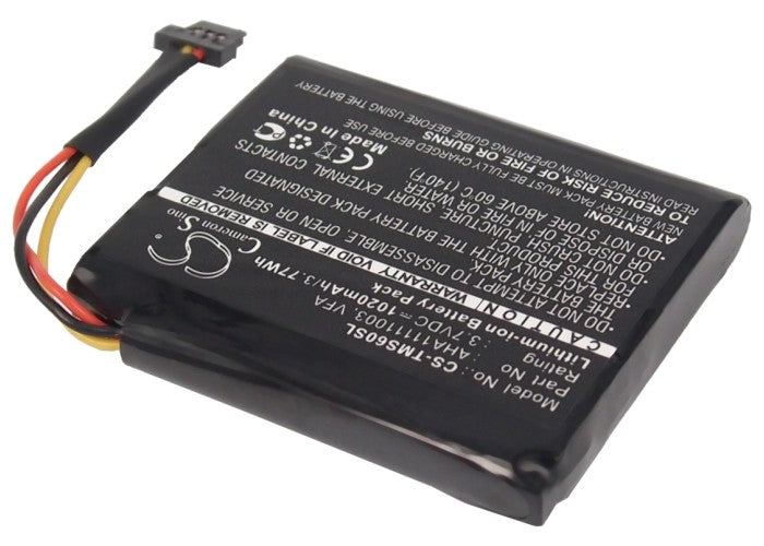 Replacement Battery for TomTom Start 52 60 4EN62 Via1605 Via 52 4AP54 AT5 VFA VF6F AHA11111003 GPS Navigation