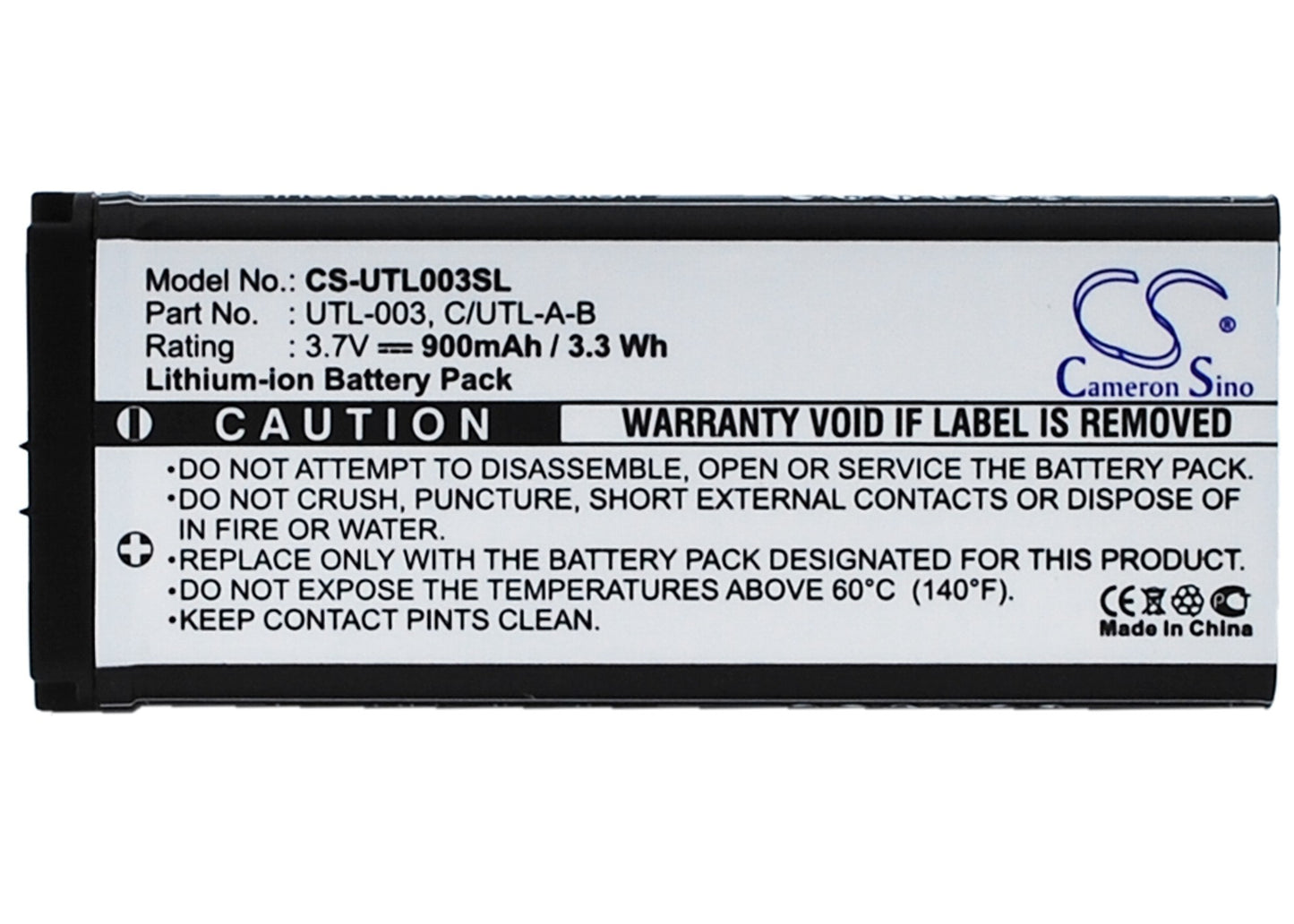 Replacement UTL-003 Battery for Nintendo DSi XL/DSi LL/DS XL/UTL-001 Console