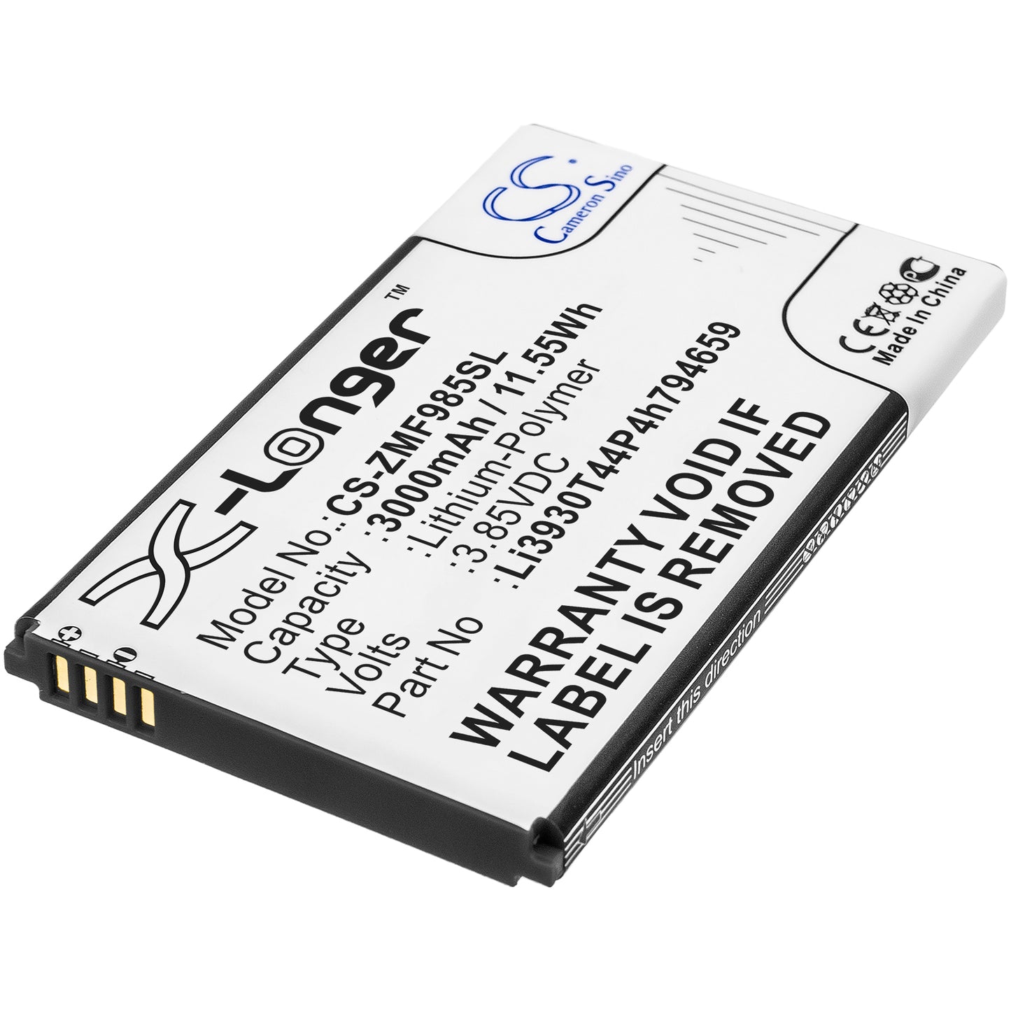 Replacement Battery for ZTE Telstra 4GX Hotspot MF985T/MF985 Hotspot/MF288 Smart Hub Turbo/Li3930T44P4h794659
