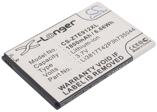 Battery for ZTE TELSTRA FRONTIER 4G T81 Li3817T43P3h735044,Li3818T43P3h735044 Concord II 2 Z730 Radiant Z740,Force N9100/AVID 4G N9120/AURORA