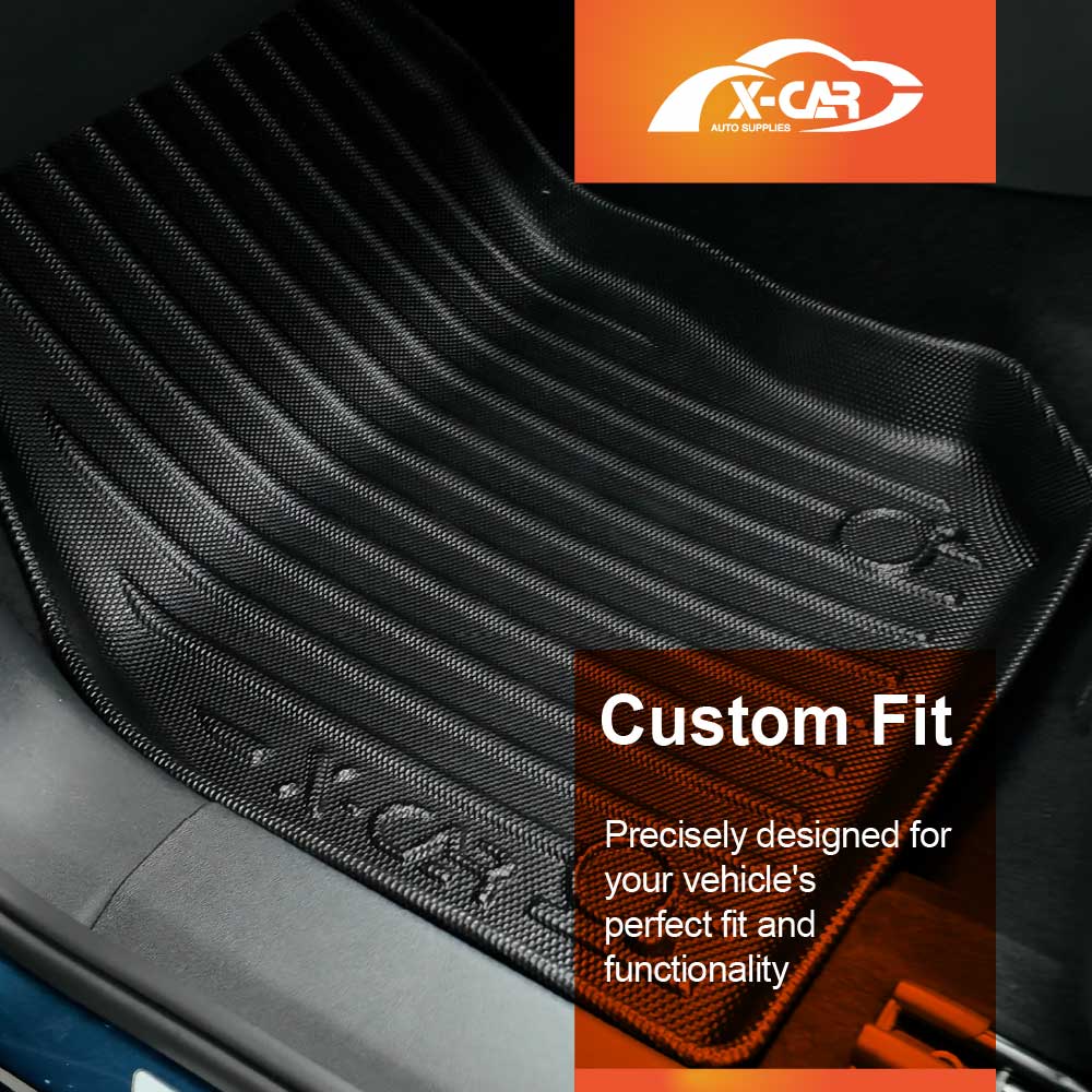 3D Floor Mats Boot Liner Set for Volkswagen VW Tiguan CT Series 2025-Onwards All Weather Heavy Duty Cargo Car Trunk Luggage Tray