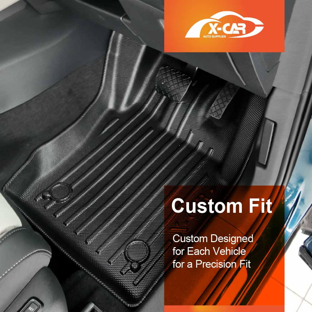 3D Floor Mats Boot Liner Set for Volkswagen VW Tiguan CT Series 2025-Onwards All Weather Heavy Duty Cargo Car Trunk Luggage Tray